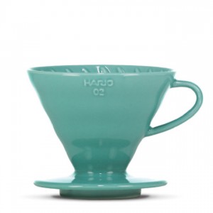 V60 Coffee Dripper Keramik 02 turquoise gr
