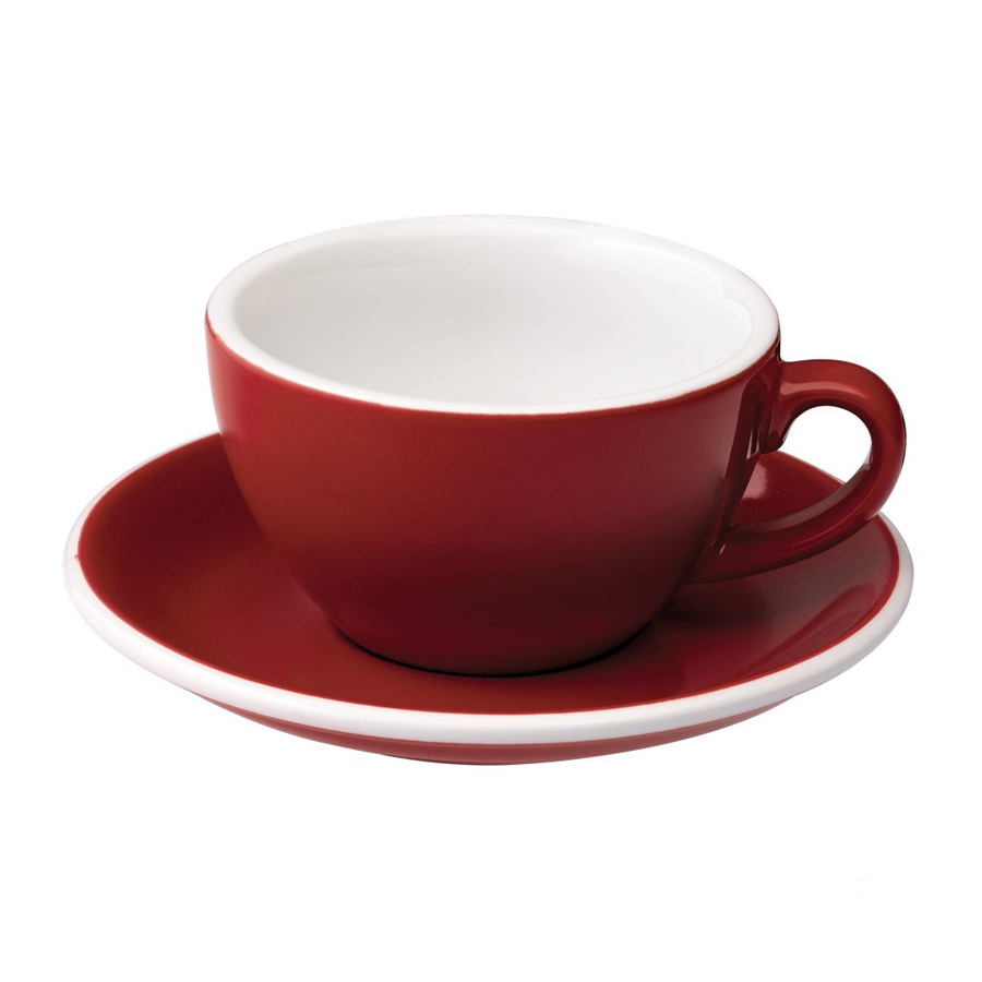 Cappuccinotasse Egg Red
