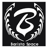 Schwarzes Barista Space Logo